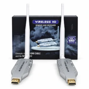 150m 4K wireless HDMI extender transmitter receiver metal body