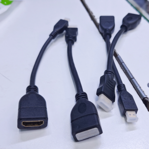 Mini HDMI to HDMI Adapter Cable 15CM long, Female to Mini HDMI Male 2.1 Bid