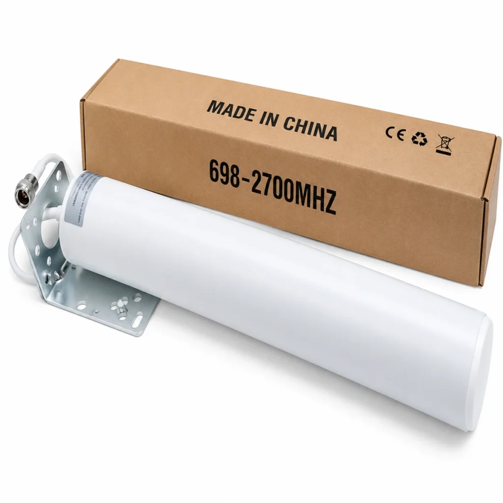 18dBi 698-2700MHz omnidirectional outdoor GSM 2G 3G 4G LTE signal booster antenna