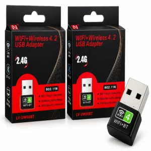 2-in-1 WiFi and Bluetooth 4.2 USB dongle adapter 2.4GHz