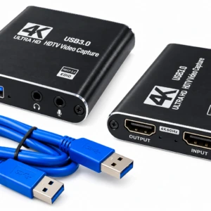4K HDMI capture card with loop-out USB 3.0 and audio