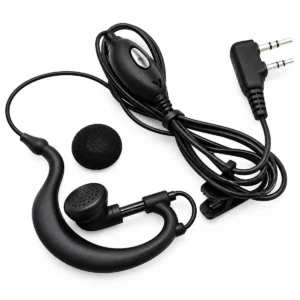 Baofeng 2-pin walkie talkie C-ring earpiece with PTT microphone