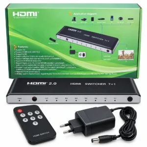 HDMI 2.0 switch 7x1 4K 60Hz HDR HDCP 2.2