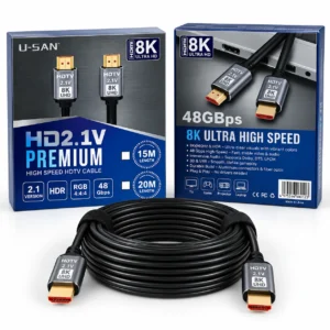 U-SAN HDMI 2.1 8K Cable 15M 48Gbps