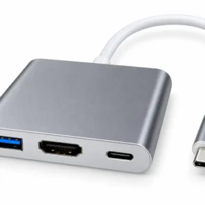 USB-C 3-in-1 hub with HDMI USB 3.0 and PD port