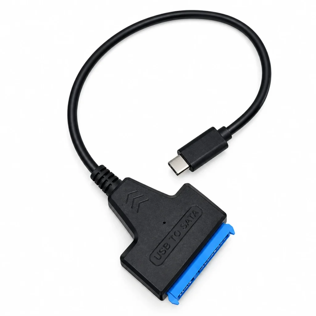 USB-C to SATA adapter for 2.5-inch HDD and SSD