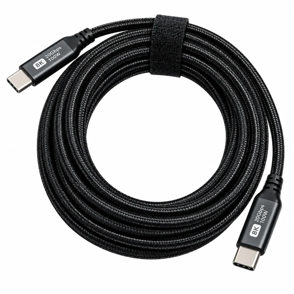 USB-C to USB-C 3M 20Gbps 8K 60Hz 100W display cable