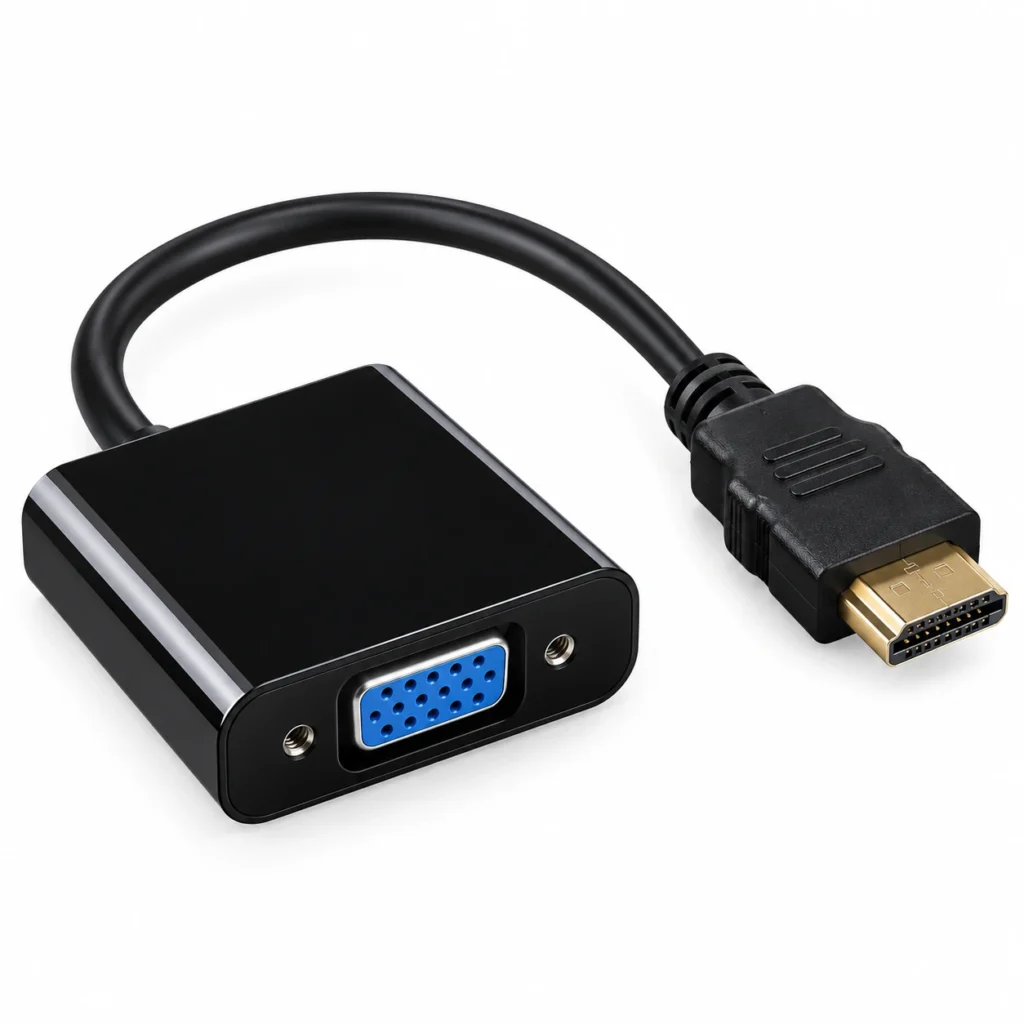 HDMI to VGA adapter converter 1080p with built-in chipset