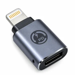 USB-C female to Lightning male PD fast charging adapter
